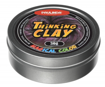 Бумажная «Умный пластилин Paulinda Thinking Clay Magical 30 г фиолетовый (PL-171005-TCMC-05)», автора Без автора– фото №1