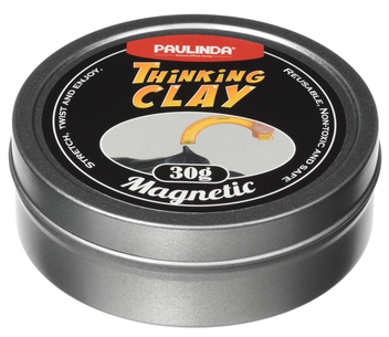 Бумажная «Умный пластилин Paulinda Thinking Clay Магнитный 30 г черный (PL-170605-TCMT-01)», автора Без автора– фото №1