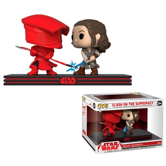  «Коллекционная фигурка Funko POP! Star Wars The Last Jedi Rey & Praetorian Guard (FK32557)», бренда Funko Pop - фото №2 - миниатюра