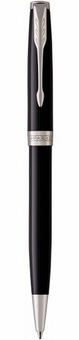 «Ручка кулькова Parker Sonnet 17 Black Lacquer CT BP (86 132)», бренду Parker - фото №1 - мініатюра