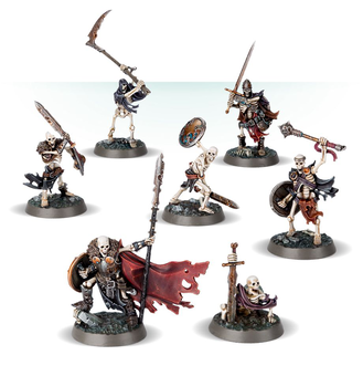  «Дополнение к настольной игре Games Workshop Warhammer Underworlds: Shadespire – Sepulchral Guard (60120707001)», бренда Games Workshop - фото №2 - миниатюра