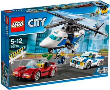  «Конструктор LEGO City Стремительная погоня (60138)», бренда LEGO - фото №1 - миниатюра