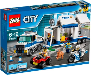 «Конструктор LEGO City Мобильный командный центр (60139)», бренда LEGO - фото №1 - миниатюра