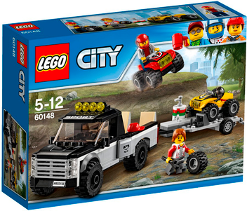  «Конструктор LEGO City Гоночная команда (60148)», бренда LEGO - фото №1 - миниатюра
