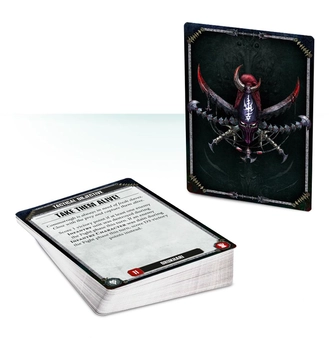  «Набор карт Games Workshop Datacards: Drukhari (60220112002)», бренда Games Workshop - фото №3 - миниатюра