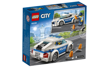  «Конструктор LEGO City Полицейское патрульное авто 92 детали (60239)», бренда LEGO - фото №2 - миниатюра