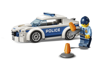  «Конструктор LEGO City Полицейское патрульное авто 92 детали (60239)», бренда LEGO - фото №5 - миниатюра