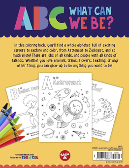Бумажная книга «ABC for Me. ABC What Can We Be? Coloring Book», автор Джесси Форд - фото №2 - миниатюра