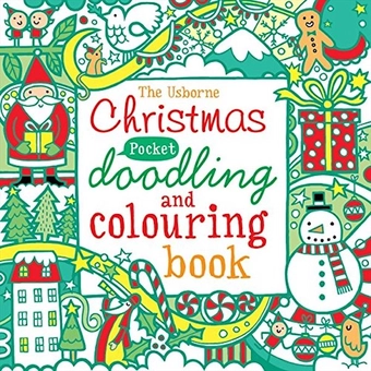 Паперова книга «Christmas Pocket Doodling and Colouring Book», автор Фіона Вотт - фото №1 - мініатюра