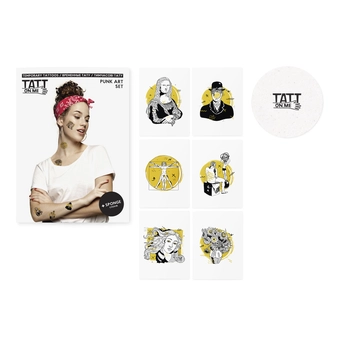 «Тимчасові тату TATTon.me Punk Art set», бренду TATTon.me - фото №4 - мініатюра