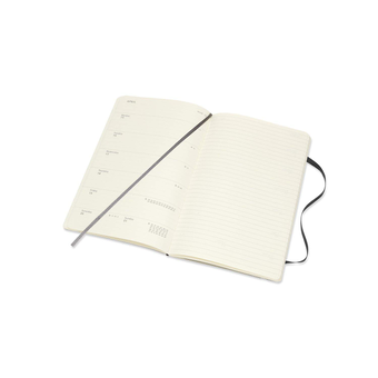  «Еженедельник Moleskine на 2019 год черный (DSB12WN3Y19)», бренда Moleskine - фото №3 - миниатюра