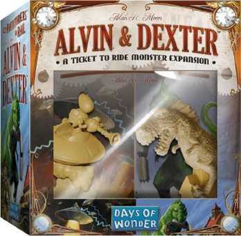  «Дополнение к настольной игре Days of Wonder Ticket to Ride:Alvin & Dexter expansion (12013)», бренда Days Of Wonder - фото №1 - миниатюра