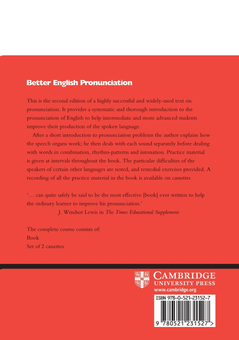 Паперова книга «Better English Pronunciation », автор Джон О'Коннор - фото №2 - мініатюра