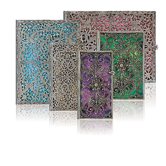  «Записная книжка Paperblanks Серебряная филигрань Обержин карманная нелинованная (PB2889-5)», бренда Paperblanks - фото №6 - миниатюра