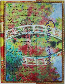«Записная книжка Paperblanks Манускрипты Клод Моне Мост средняя нелинованная (PB1918-3)», бренда Paperblanks - фото №1 - миниатюра