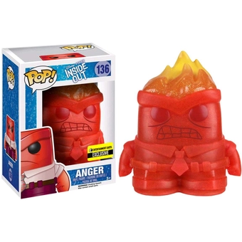  «Коллекционная фигурка Funko Pop! Pop Disney Inside Out Crystal Anger (FK10313)», бренда Funko Pop - фото №4 - миниатюра