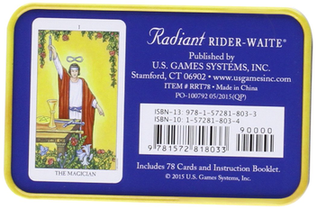 Бумажная книга «Radiant Rider-Waite Tarot in a Tin (карты)», автор Памела Колмэн Смит - фото №2 - миниатюра