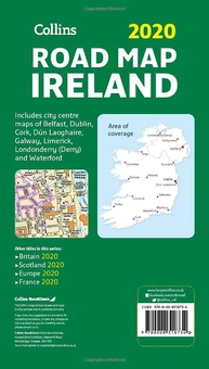 Бумажная книга «2020 Collins Map of Ireland», автор Collins Maps - фото №2 - миниатюра