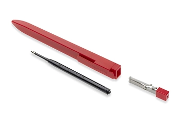  «Шариковая ручка Moleskine Go Scarlet Red 1.0 (EW8T1CF210TAG)», бренда Moleskine - фото №4 - миниатюра