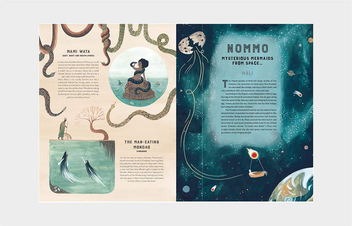 Паперова книга «The Mermaid Atlas. Merfolk of the World», автор Анна Клейборн - фото №2 - мініатюра