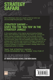 Паперова книга «Strategy Safari: The complete guide through the wilds of strategic management», авторів Брюс Альстранд, Джозеф Б. Лампел, Генрі Мінцберг - фото №2 - мініатюра