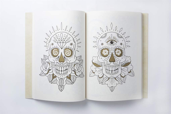 Бумажная книга «The Tattoo Colouring Book» - фото №3 - миниатюра