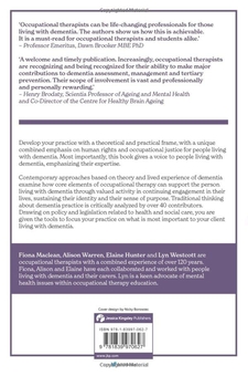 Бумажная книга «Occupational Therapy and Dementia. Promoting Inclusion, Rights and Opportunities for People Living With Dementia», авторов Фиона Маклин, Элисон Уоррен, Элейн Хантер, Лін Весткотт - фото №2 - миниатюра