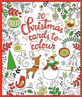 Бумажная книга «20 Christmas Cards to Colour », автор Кирстин Робсон - фото №1 - миниатюра