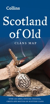 Бумажная книга «Collins Pictorial Maps — Scotland of Old: Clans Map of Scotland», автор Collins Maps - фото №1 - миниатюра