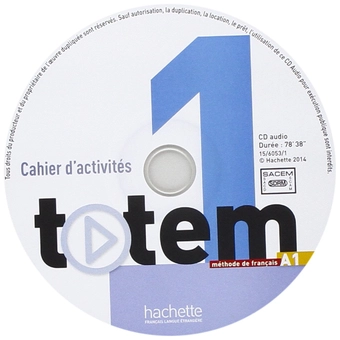 Паперова книга «Totem: Niveau 1: Cahier d'activites (+ CD audio)», авторів Jean-Thierry Le Bougnec, Marie-José Lopes - фото №4 - мініатюра