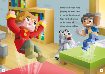 Бумажная книга «Minecraft Young Readers: The Sky's the Limit!», автор Mojang AB - фото №2 - миниатюра