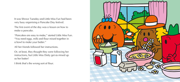 Паперова книга «Mr. Men Little Miss: Pancake Day», автор Адам Харгрівз - фото №3 - мініатюра