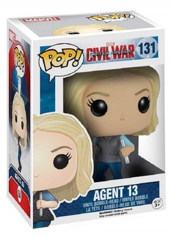 «Коллекционная фигурка Funko Pop! Pop movies Captain America 3 Civil War Агент 13 (FK7232)», бренда Funko Pop - фото №3 - миниатюра