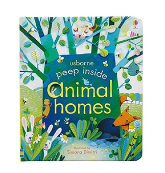 Бумажная книга «Peep Inside Animal Homes», автор Анна Милборн - фото №2 - миниатюра