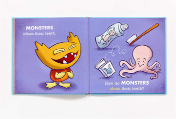 Бумажная книга «Monsters Go Night-Night», автор Аарон Зенц - фото №3 - миниатюра