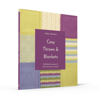 Бумажная книга «Cosy Throws and Blankets. 100 Blanket Squares to Knit from Easy to Expert», автор Дебби Абрахамс - фото №3 - миниатюра