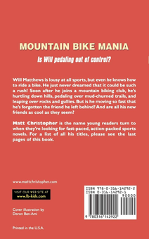 Бумажная книга «Mountain Bike Mania», автор Мэтт Кристофер - фото №2 - миниатюра