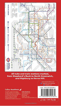 Бумажная книга «Collins London Handy Street Map» - фото №2 - миниатюра