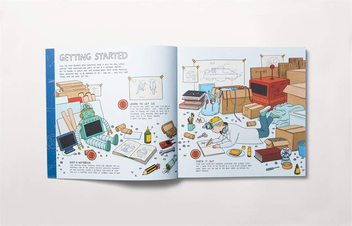 Бумажная книга «My Crazy Inventions Sketchbook. 50 Awesome Drawing Activities for Youn», авторов Лайза Риган, Эндрю Рэй - фото №5 - миниатюра