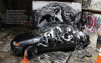 Паперова книга «Banksy in New York», автор Рей Мок - фото №5 - мініатюра