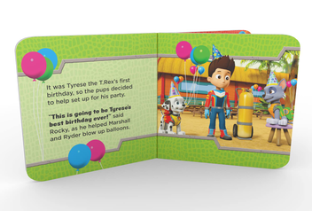 Бумажная книга «PAW Patrol Board Book: Dinosaur Birthday» - фото №3 - миниатюра