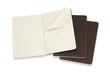  «Записная книжка Moleskine Cahier Pocket Коричневая 3 шт (CH013P2)», бренда Moleskine - фото №2 - миниатюра