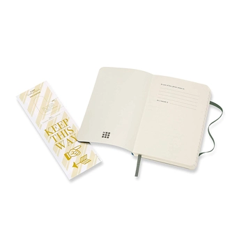  «Блокнот карманный Moleskine Classic Линейка Миртовый Зеленый (QP611K15)», бренда Moleskine - фото №3 - миниатюра