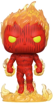  «Коллекционная фигурка Funko Pop! Fantastic Four Human Torch (44987)», бренда Funko Pop - фото №1 - миниатюра