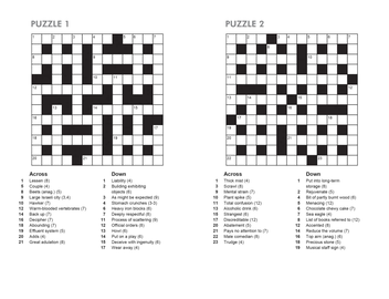 Паперова книга «Crossword Challenge Book 5: 200 quick crossword puzzles» - фото №2 - мініатюра