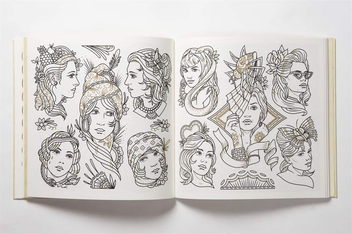 Бумажная книга «The Tattoo Flash Colouring Book» - фото №4 - миниатюра