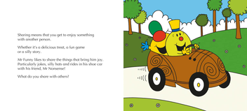 Бумажная книга «Mr. Men Little Miss: Sharing», автор Роджер Харгривз - фото №3 - миниатюра