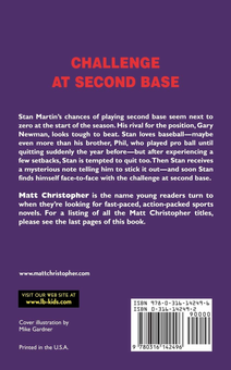 Паперова книга «Challenge at Second Base», автор Метт Крістофер - фото №2 - мініатюра
