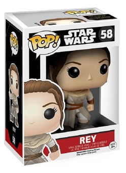  «Коллекционная фигурка Funko Pop! Pop movies Star Wars Rey (FK6220)», бренда Funko Pop - фото №3 - миниатюра