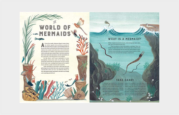 Паперова книга «The Mermaid Atlas. Merfolk of the World», автор Анна Клейборн - фото №3 - мініатюра